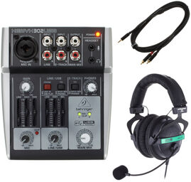 Xenyx 302USB Headset Bundle