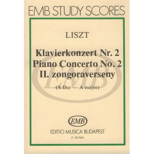 Liszt Franz - Piano Concerto N°2 - Study Score
