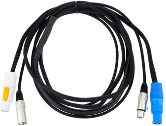 PC 2,5 Power Twist/DMX Cable noir