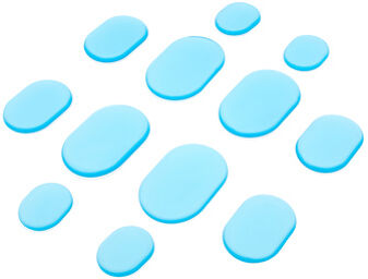 Gel Damper Pads 12pcs Turquoi. Turquoise