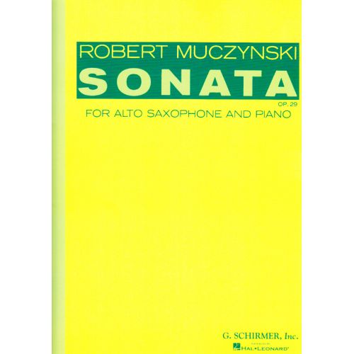 Muczynski - Sonata Op. 29 - Saxophone et Piano