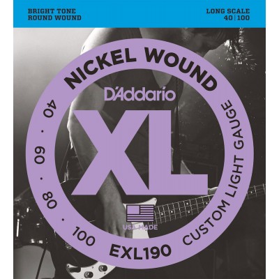 EXL190 Nickel Wound Long Scale Custom Light 40-100