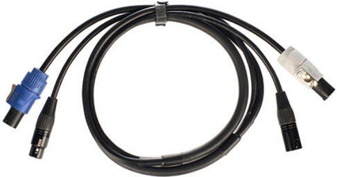 PC 1,5 Power Twist/DMX Cable Noir