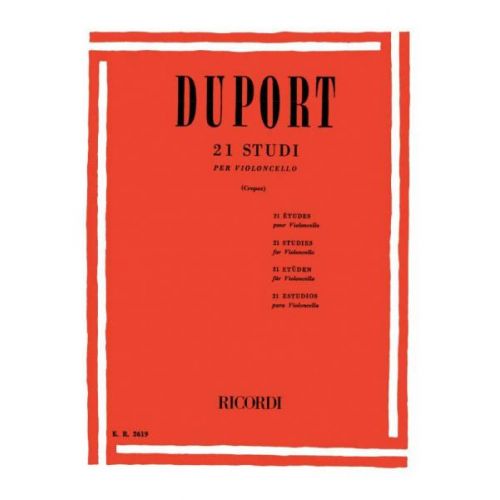 DUPORT J.L. - 21 STUDI - VIOLONCELLE