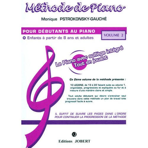 PSTROKONSKY-gauche - Méthode De Piano Vol.2 - Piano