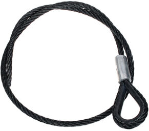 Steelwire Safety 100cm/8mm Bk