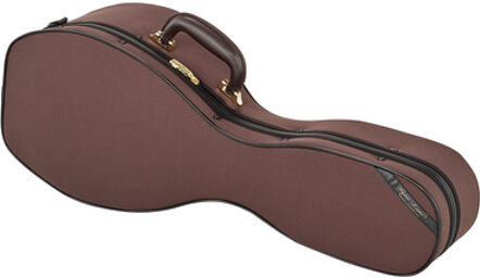 Round Mandolin Case BR Marron