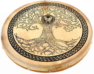 Terre Shaman Drum Goat Skin Tree 60