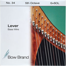 BW 5th G Harp Bass Wire No.34