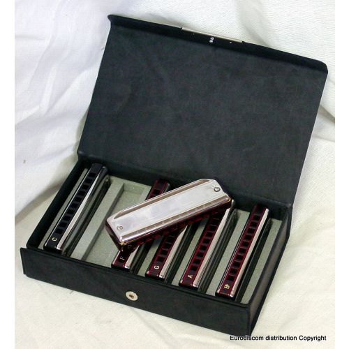 Bluemaster 6 Harmonicas - 10 Trous
