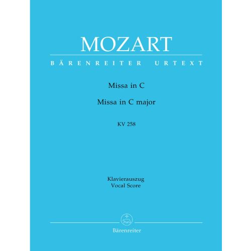 Moz W.A. - Messe En Do Majeur Kv 258 - Reduction Ch, Piano