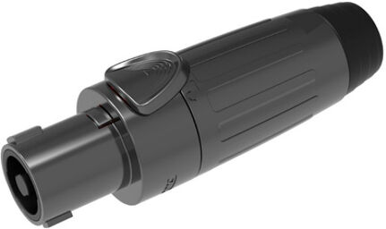 SLDF4-BC Speaker Twist 4Pin Black chrome