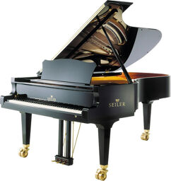 242 Concert Grand Piano Black polished