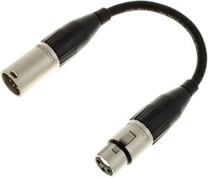 DMX Adapter M-F Noir