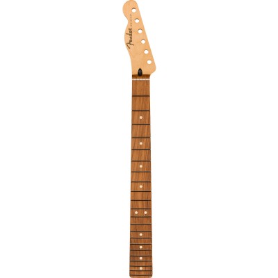 Player Tele Reverse Headstock Neck 22 Medium Jumbo Frets Pau Ferro 9.5