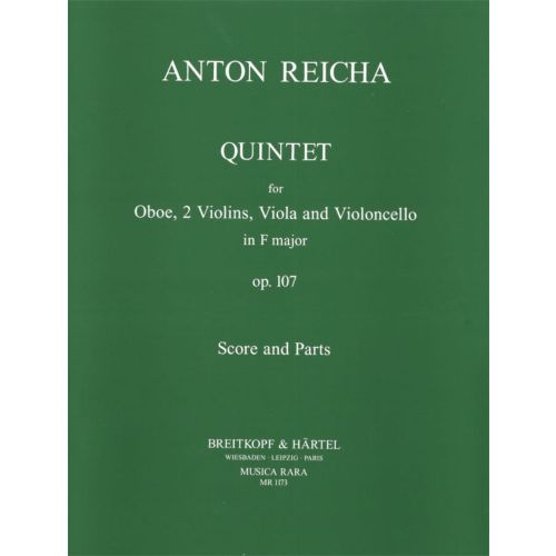 Reicha A. - Quintett In F Op. 107 - Conducteur + Parties