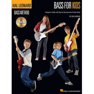 Bass Method Bass For Kids Beginners Guide + MP3 - Bass Guitar