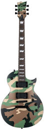 LTD EC-1000 WCS Woodland Camo Satin