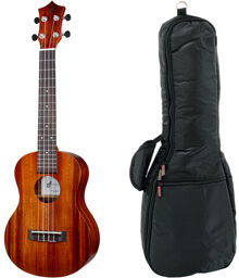 Hawaii Koa Tenor Ukulel w/Bag Naturel semi