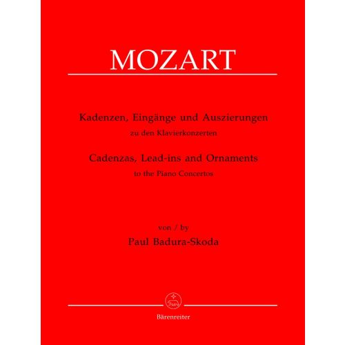 BADURA-skoda Paul - Cadences et Introductions Aux Concertos Pour Piano De W.a. Mozart - Piano