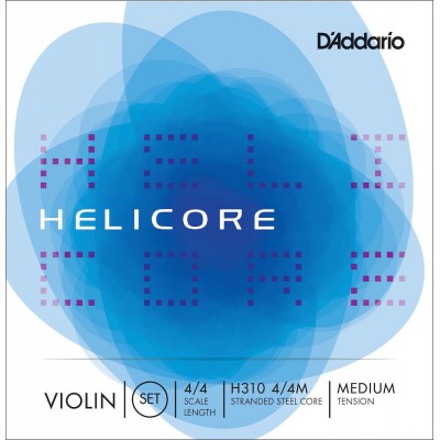 4/4 Helicore Violon Jeu De Cordes Medium