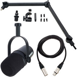 MV7 X Podcast Bundle noir
