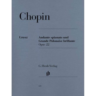 Chopin - Andante Spinato et Grande Polonaise Brillante En Mi Bémol Majeur Op. 22 - Piano