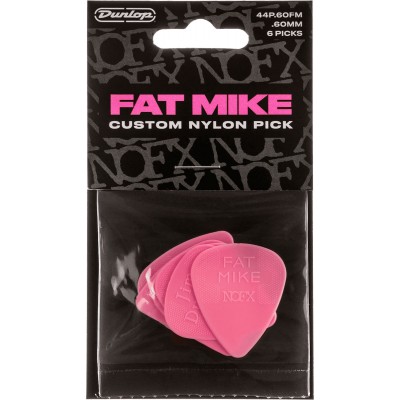 Mediator Fat Mike Custom Nylon 0,60Mm Sachet De 6