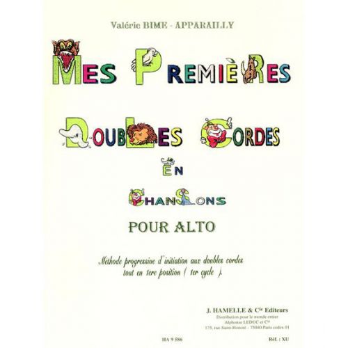 BIME-apparailly - Mes Premieres Doubles Cordes En Chansons - Alto