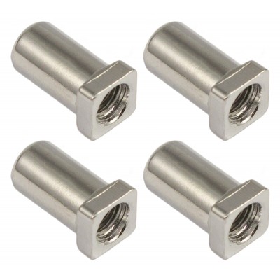 SN-SQ-15B - Cheminée 15mm Tête Carrée - Laiton (X4)