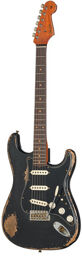 60 Strat BLK Heavy Relic MBAH Black
