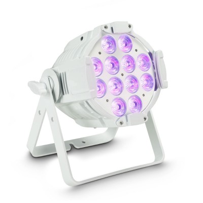 Studio Par 64 Can Rgbwa + Uv 12 W Wh - Projecteur Par 12 Led Rgbwa + Uv 12 W, Boîtier Blanc