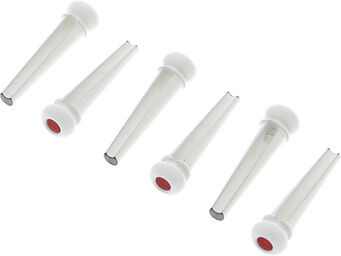 Bridge Pin Liquid Metal Bone Os avec incrustation rouge