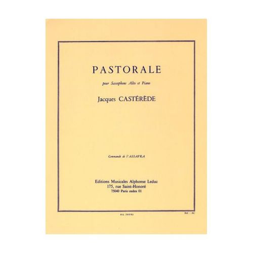 Casterede Jacques - Pastorale - Saxophone & Piano