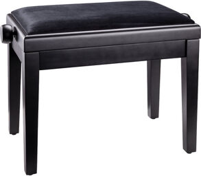 13921 Piano Bench black matt finish