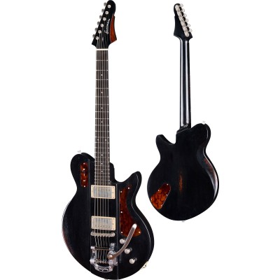 Juliet/V-b Antique Black Varnish