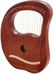 LH19B Lyre Harp 19 Strings BR Marron