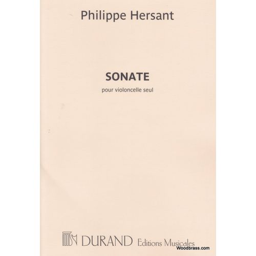 HERSANT P. - SONATE - VIOLONCELLE