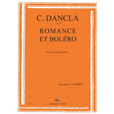 Dancla Charles - Romance et Bolero Op.50 - Violon et Piano