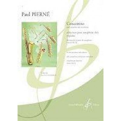 Paul Pierne - Concertino - Saxophone Alto et Piano