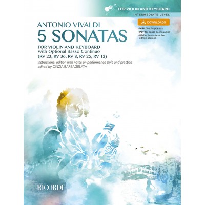 5 Sonatas for violin and keyboard