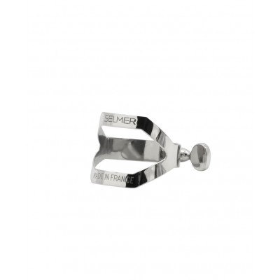 Ligature Sax Ténor Argentée (Bec Ébonite)