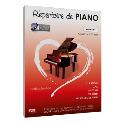Astie Christophe - Répertoire De Piano Vol.1 + CD