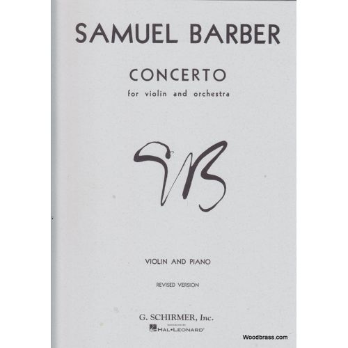 Schir Barber S. - Concerto For Violin And Orch - Violon, Piano