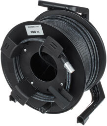 CAT7 PUR Black 100m noir