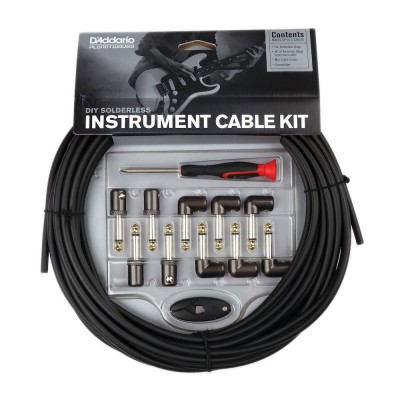 Solderless Custom Cable Kit 50 Feet 10 Plugs
