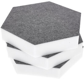 Hexagon Melamine Grey 50 Gris foncé