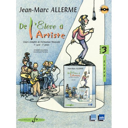 Allerme JEAN-marc - De L'eleve A L'artiste Vol.3 + CD (eleve)