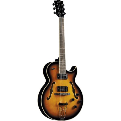 Jazz hollowbody single cut Sunburst