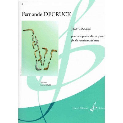 Decruck Fernande - JAZZ-toccata - Saxophone Mib & Piano